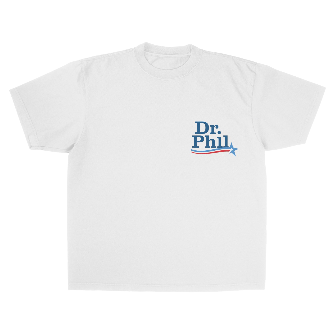 DR PHIL CAMPAIGN TEE - White